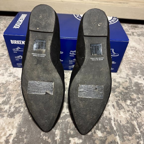 Forever 21 Suede Black Flats (Size 8) - Picture 3 of 3